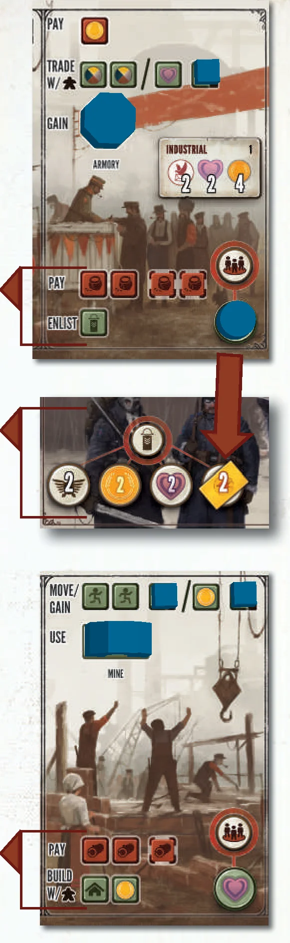 Enlist Action and Recruit Bonuses Illustration