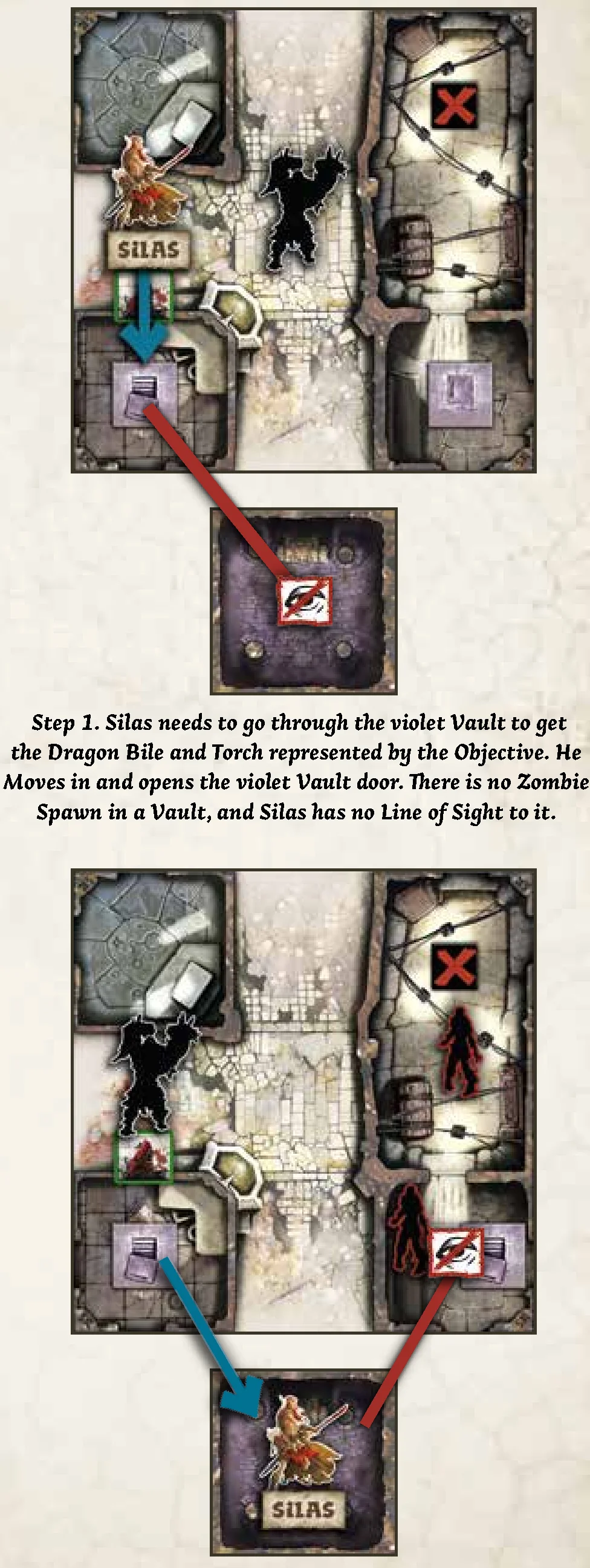 Entering and Exiting Vaults Diagram