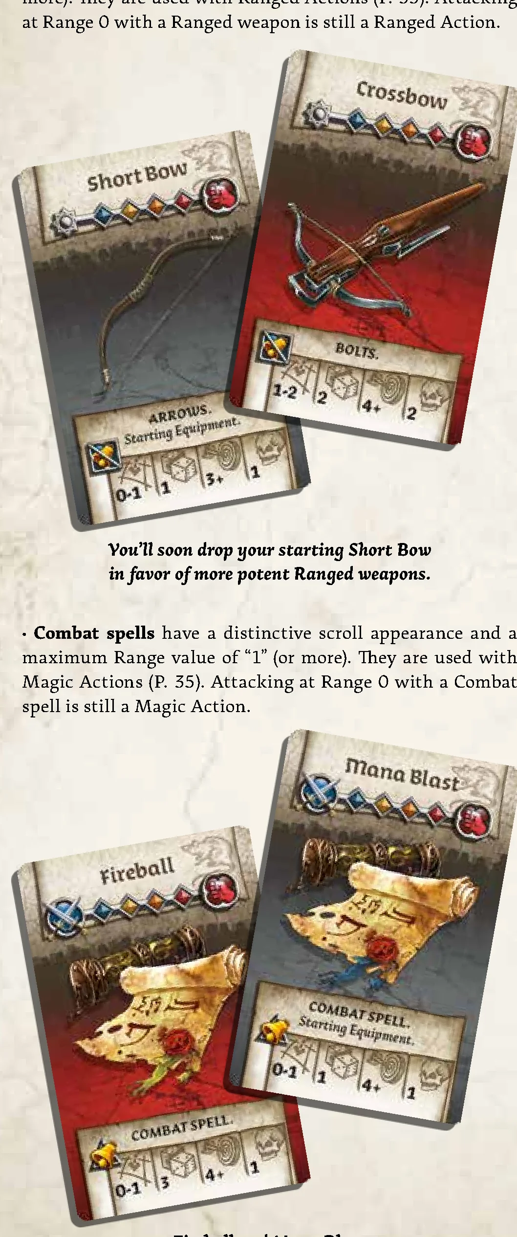 Equipment Cards Examples