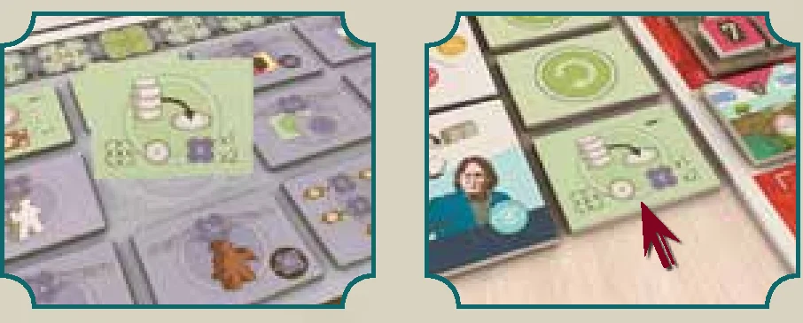 EXAMPLE: Buying magnate action and multiplier tiles