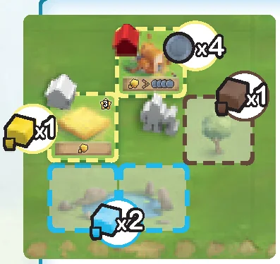 Example of activating opponent building
