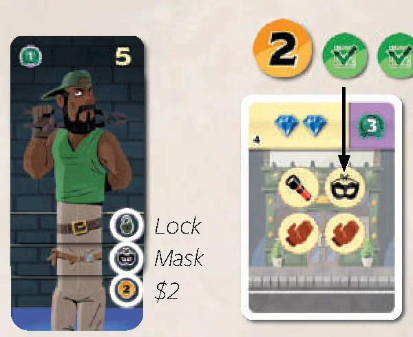 Example of activating upgraded gang member 5