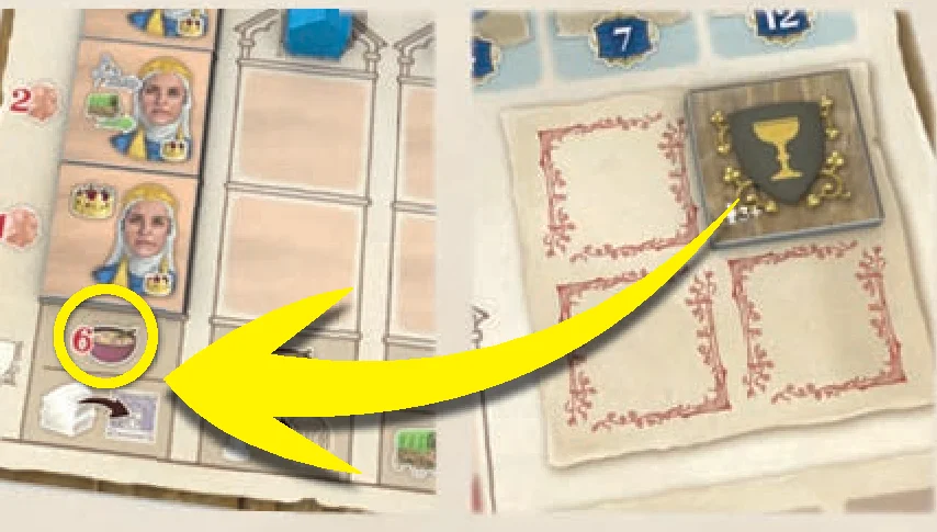 Example: Placing Crest below Building