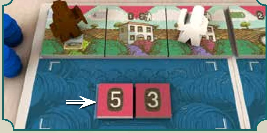 EXAMPLE: Produced wine placed in leftmost slot