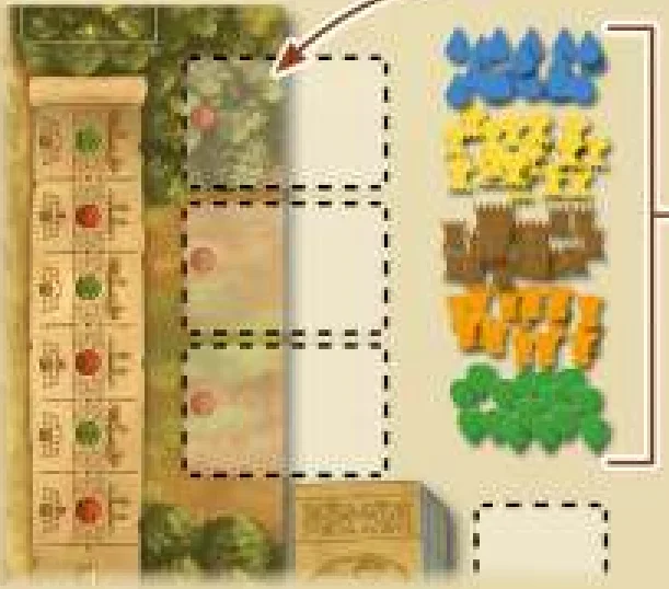 Exchange card spaces and common supply setup