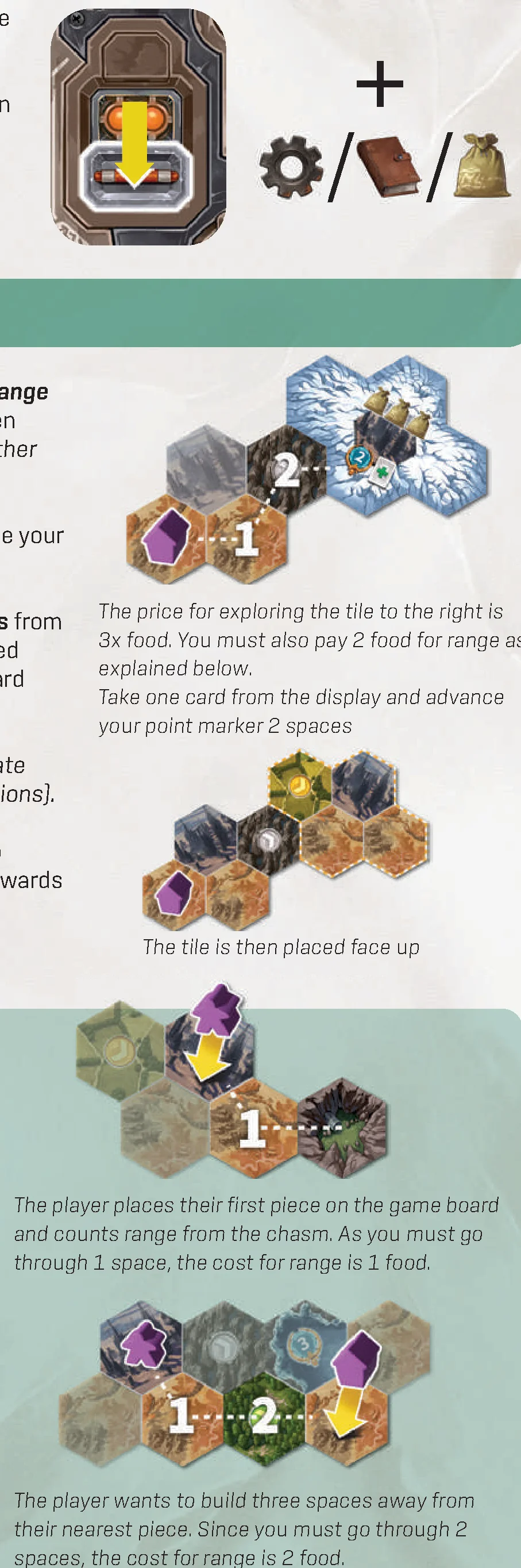 Explore and range examples