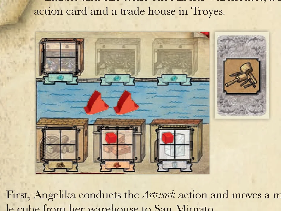 Extended Example - Angelika Player Mat Initial State