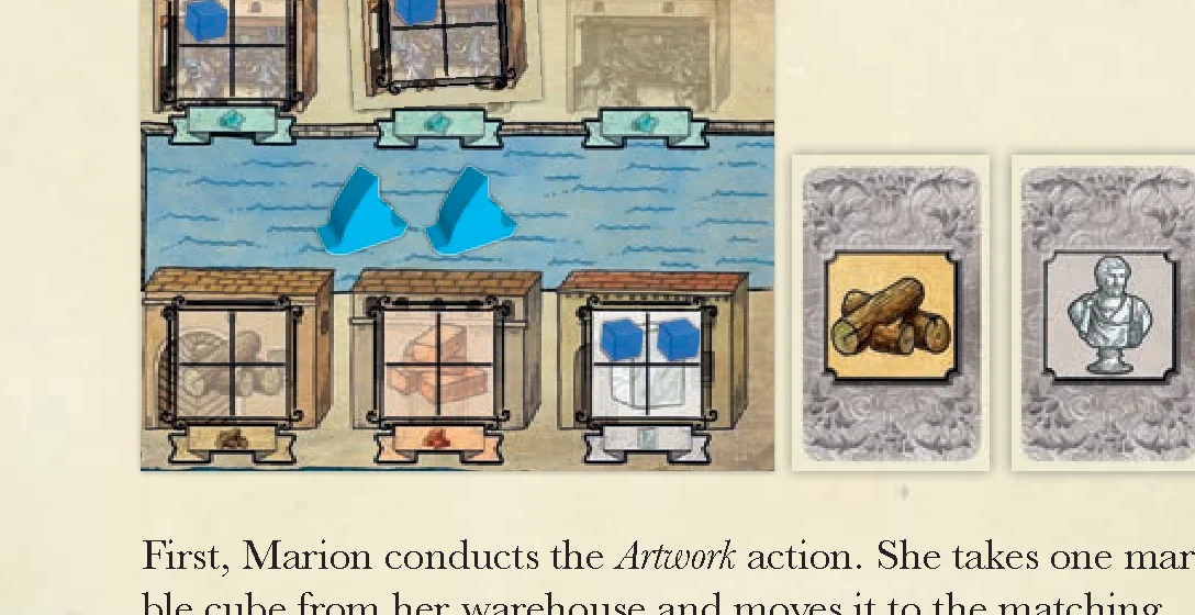Extended Example - Marion Player Mat Initial State