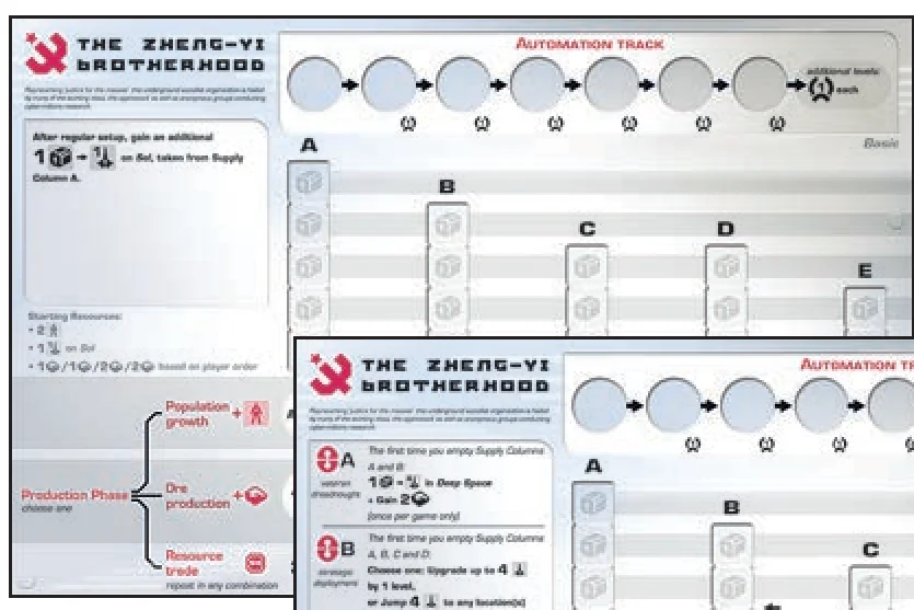 Faction mats component