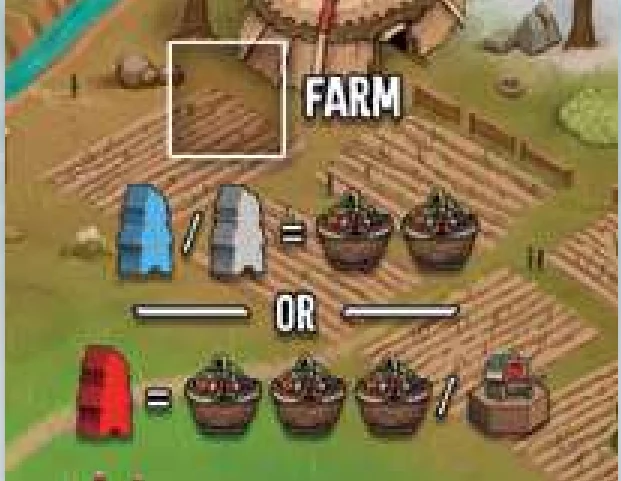 Farm action space