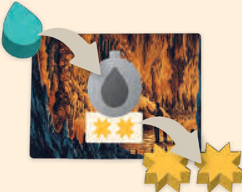 Filling a Canteen card with water