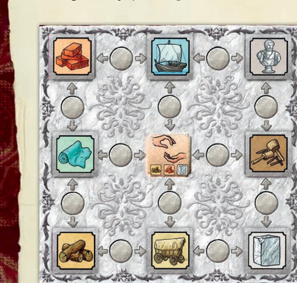 First Game Action Tiles Arrangement