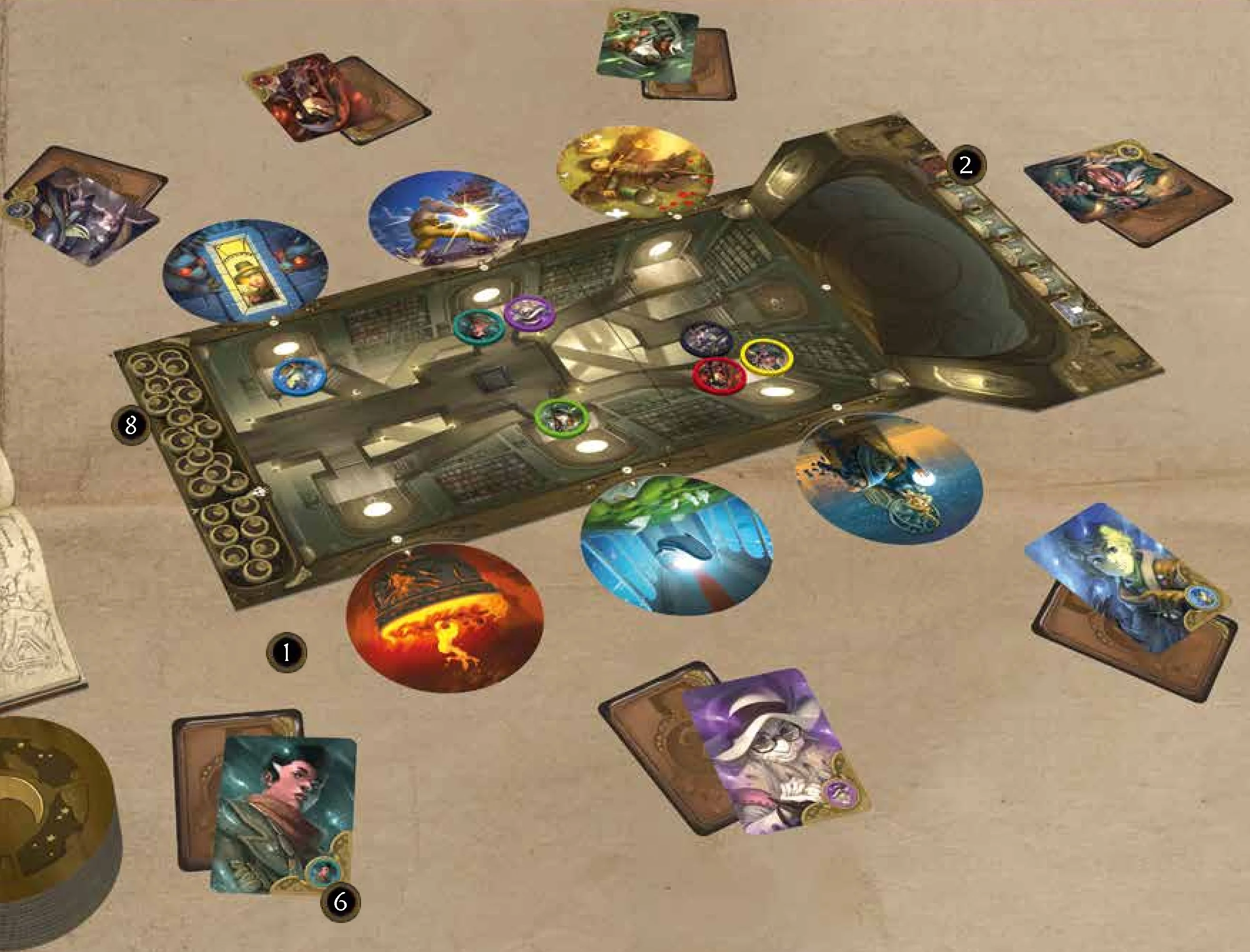 Full game setup board view