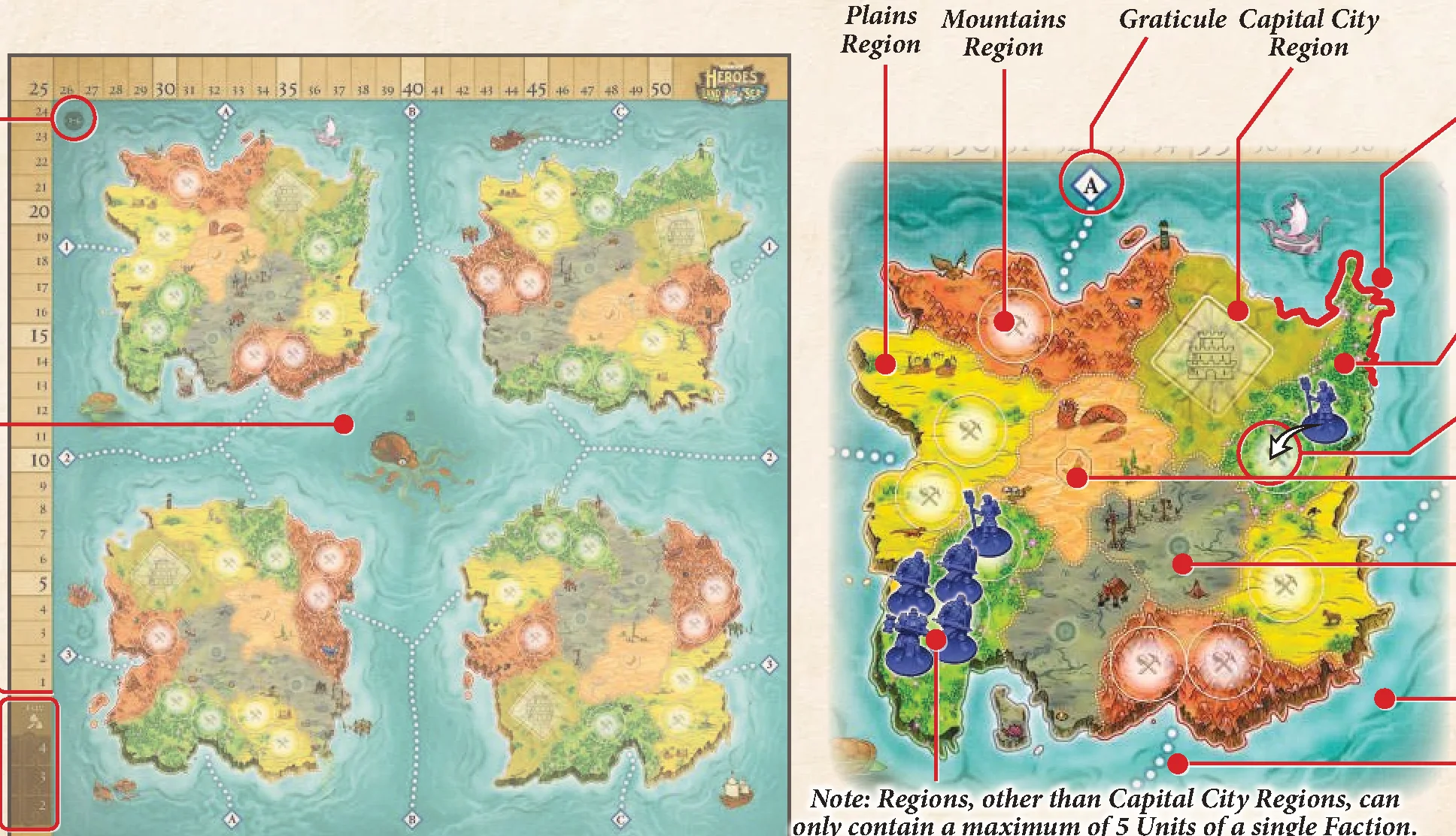 Game Board Map Annotations