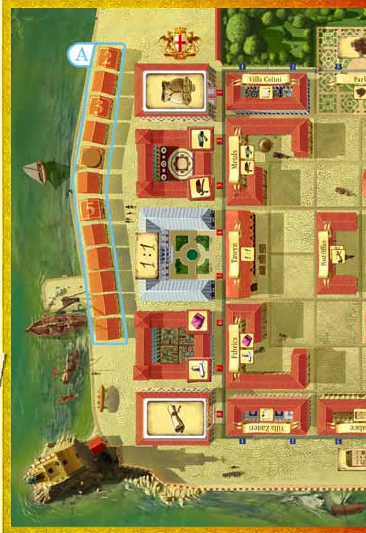 Game board overview