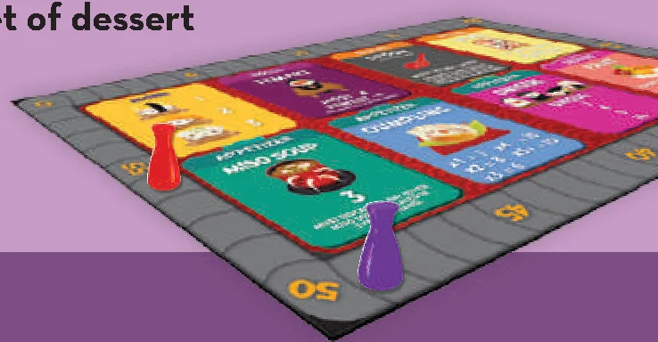 Game board score track overview