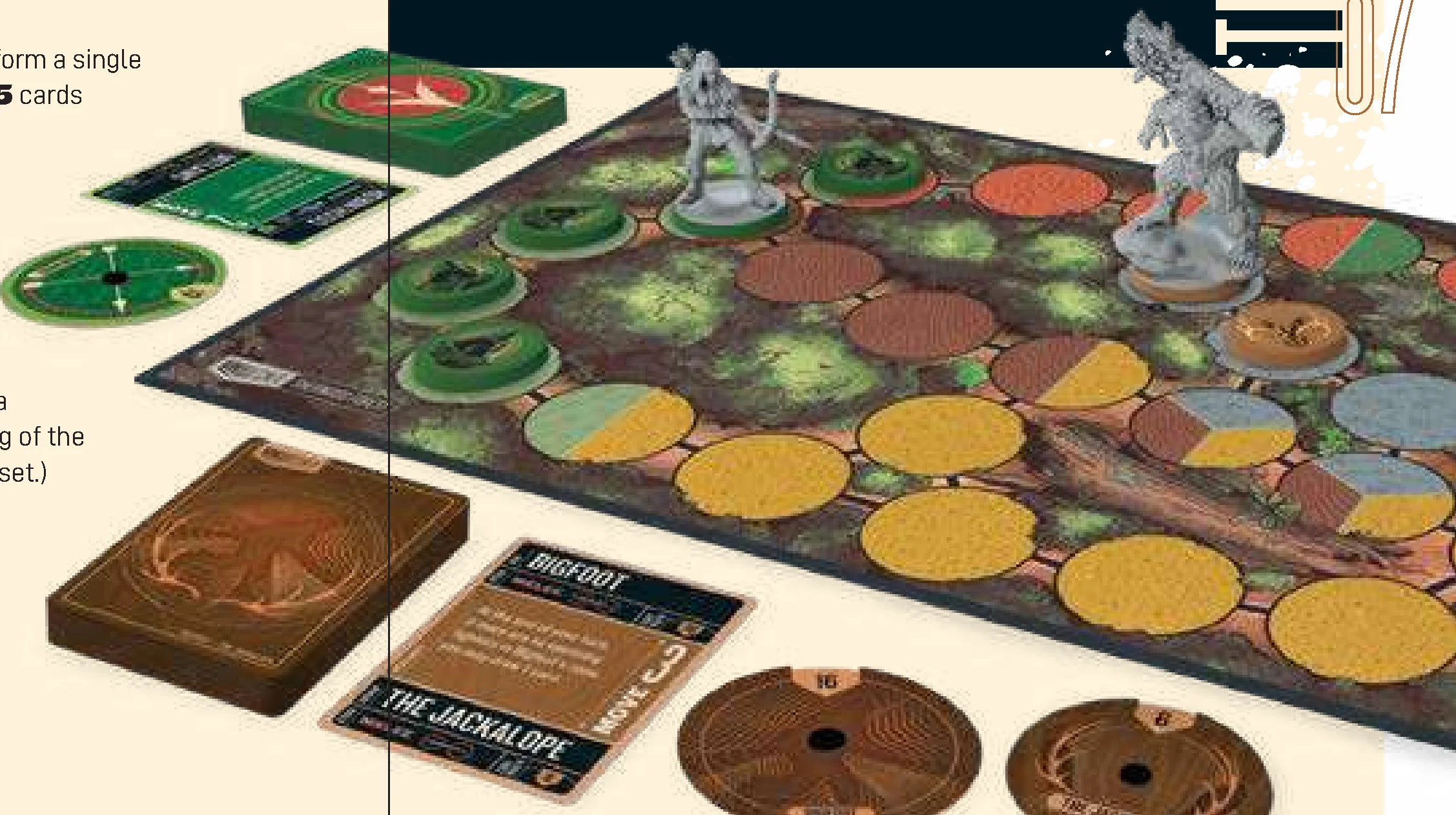Game setup and battlefield example