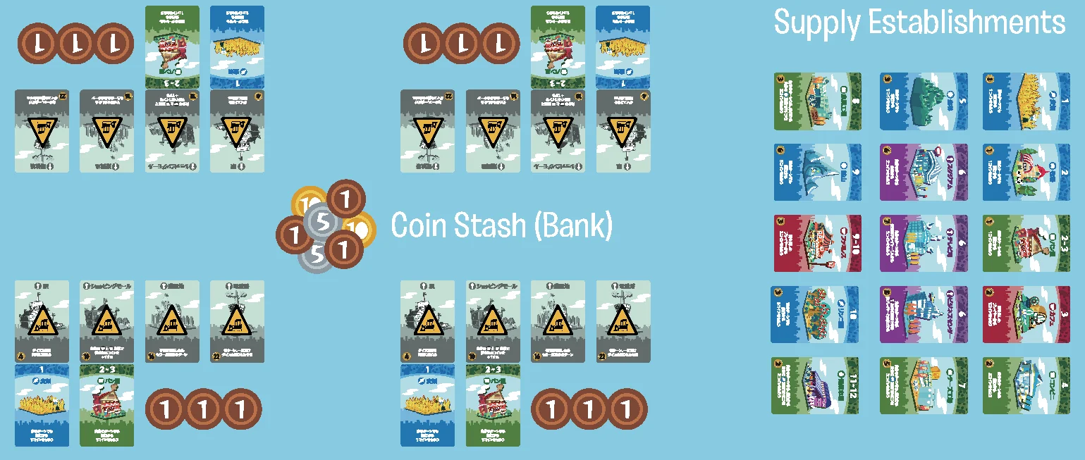 Game setup diagram