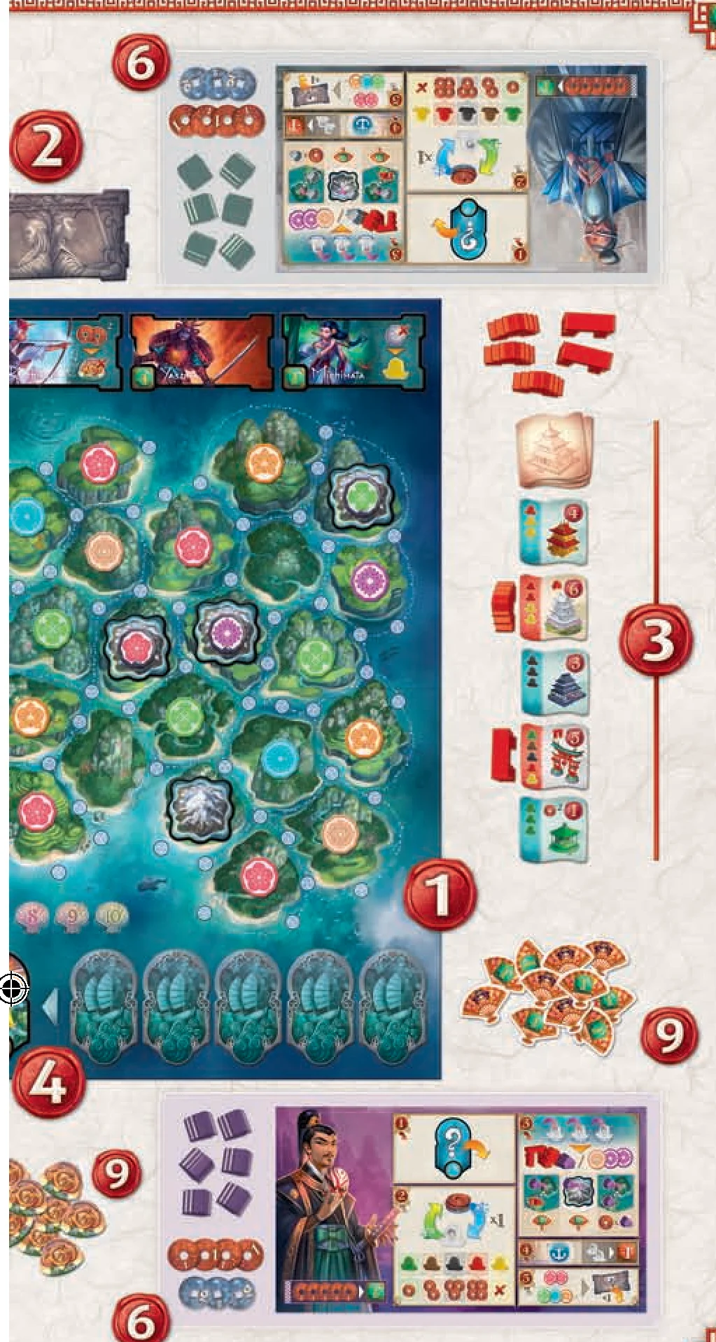 Game Setup Diagram (Left Board)