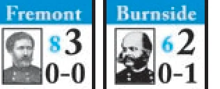 Generals Fremont and Burnside Counters