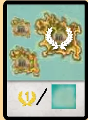 Goal card biggest completed island