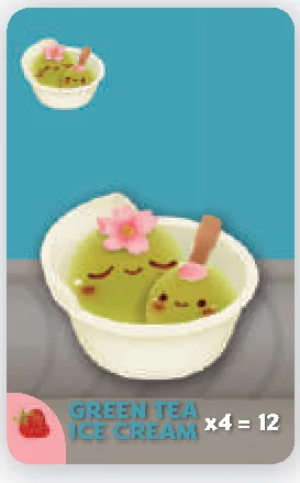 Green Tea Ice Cream card