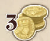3 gold