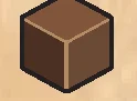 Brown cube