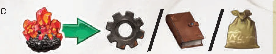 Crystal to resource trade