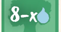 Effect 8 minus x