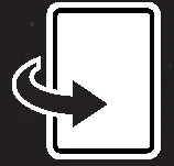 Flip card down