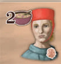 Gain 2 food