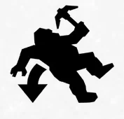 Knocked over