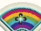 Rainbow button