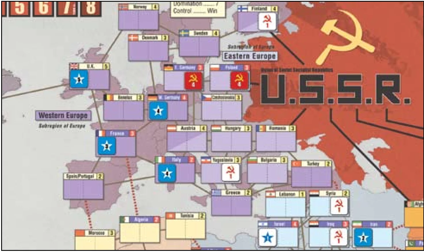 Illustration 1: Start Setup in Europe and Middle East