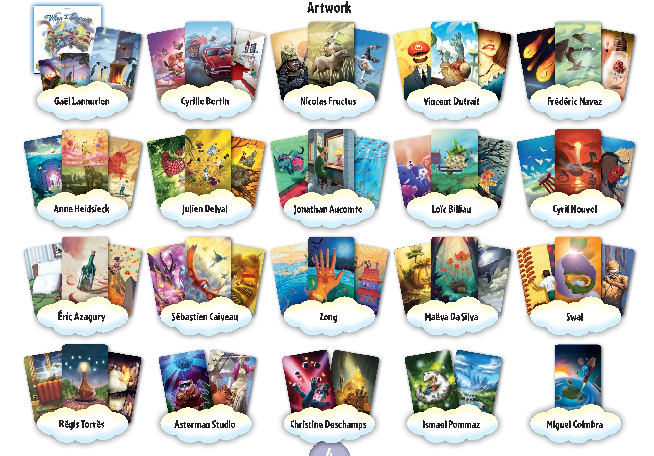 Illustrators and card artwork showcase