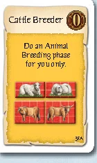 Immediate card Cattle Breeder