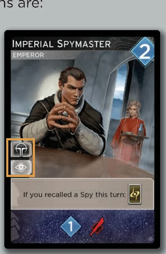 Imperial Spymaster Card Example