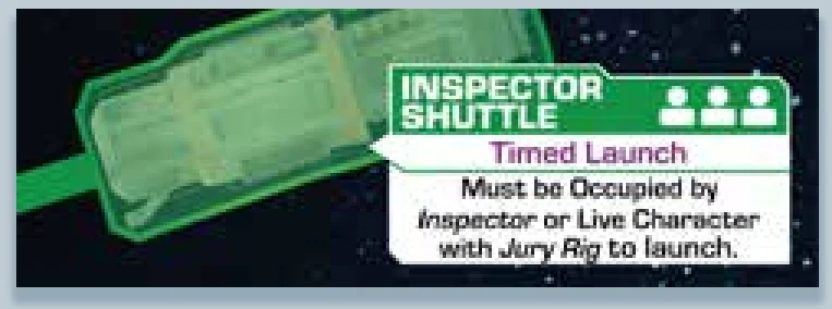 Inspector Shuttle pod card details