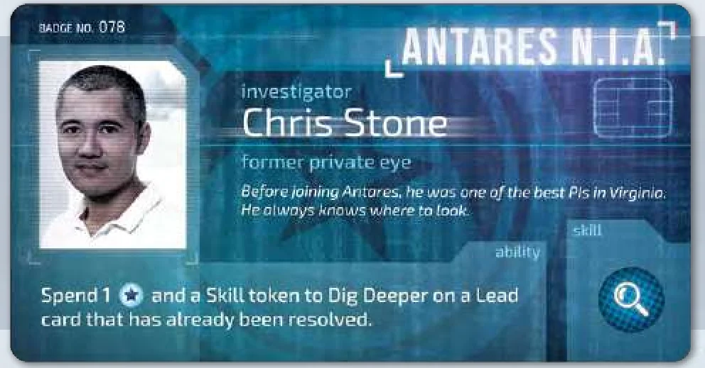 Investigator Tile Chris Stone