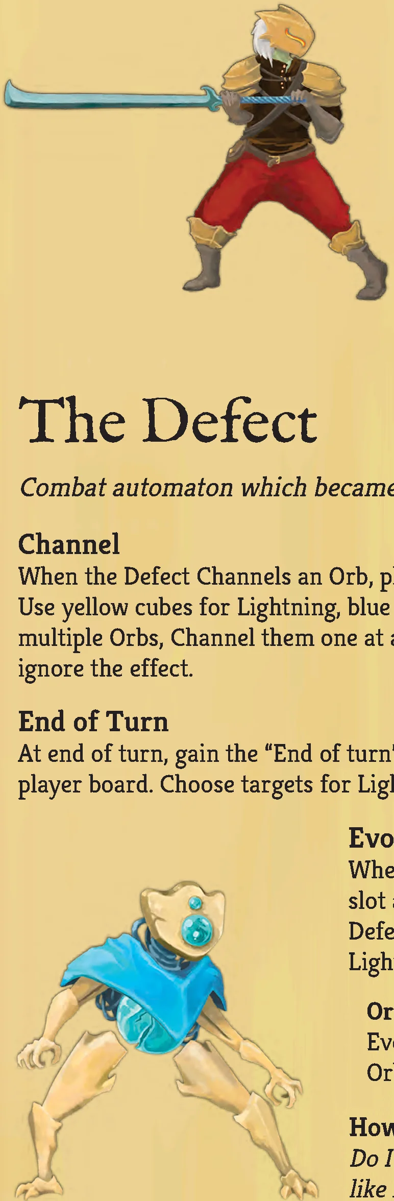 Ironclad and Defect Art