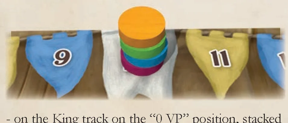 King track starting stack