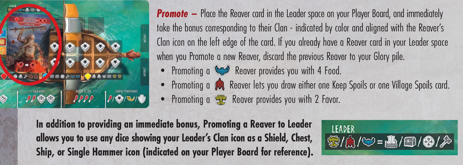leader promotion bonus reference
