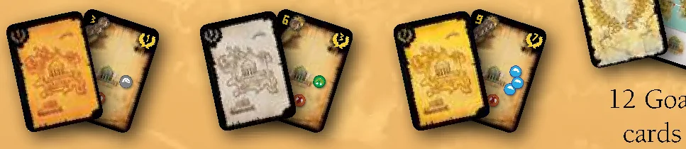Map and Goal cards components