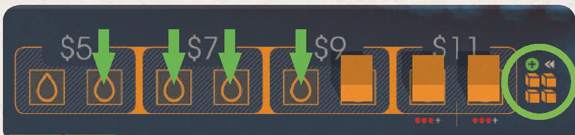 Market supply and demand illustration