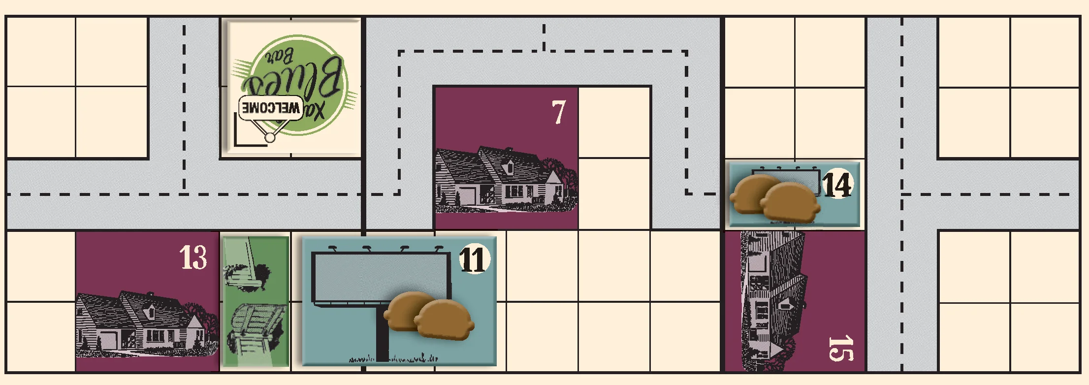Marketing campaign range and placement example