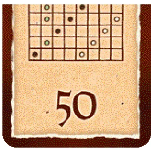 Master card: Knights in a row (50 pts)