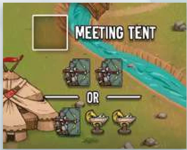 Meeting Tent action space