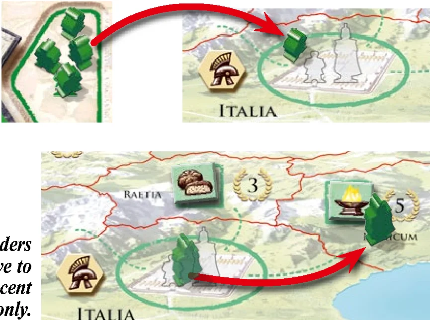 Military movement in provinces