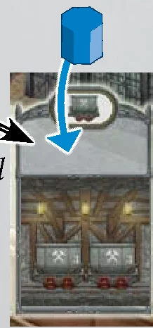 Minecarts factory tile purchase and placement example